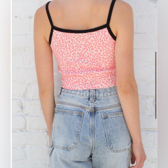 Brandy Melville Pink Cheetah Belle Tank - Picture 4 of 6